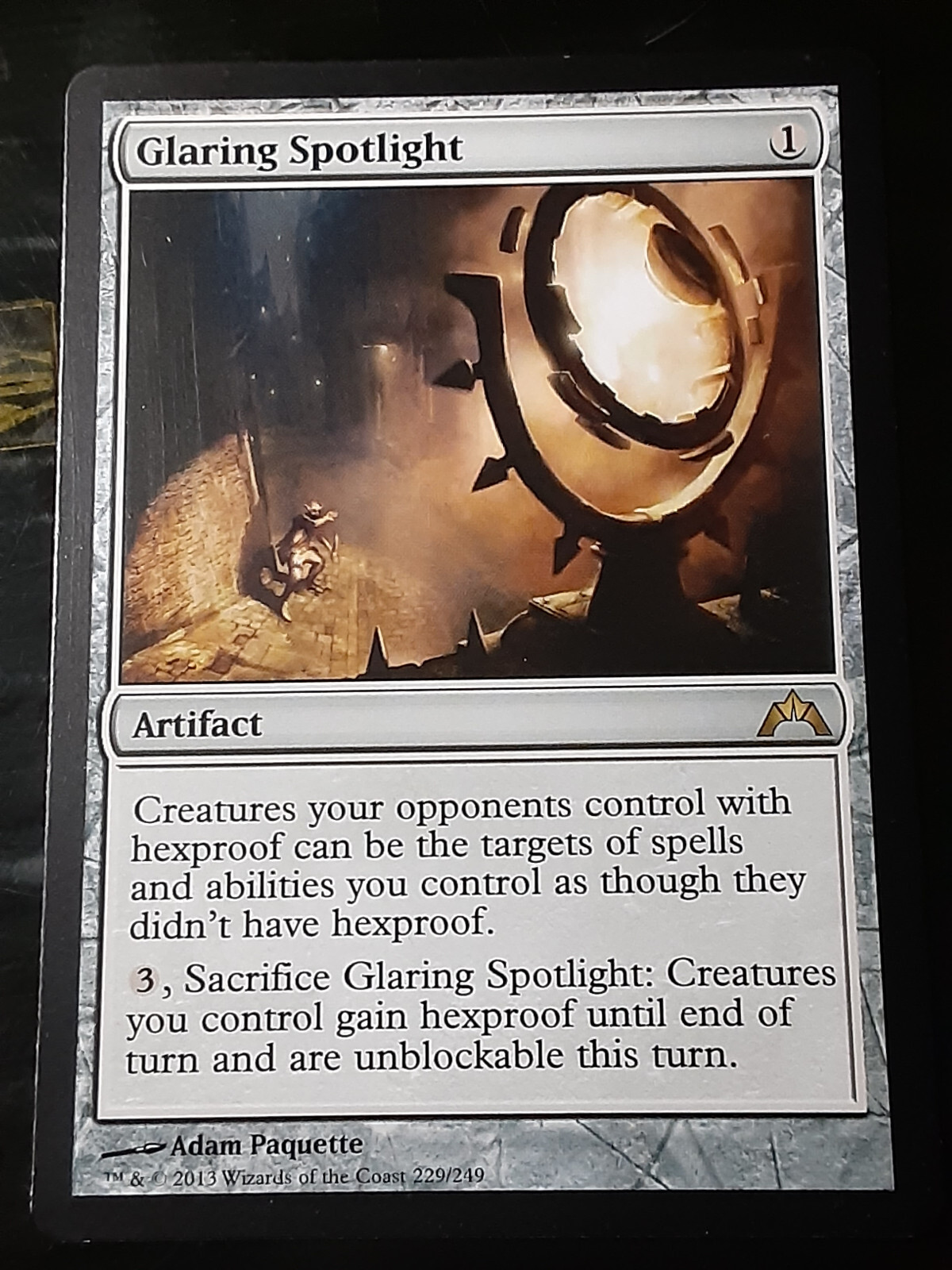 Glaring Spotlight , Gatecrash , Light play , MTG , FREE SHIPPING