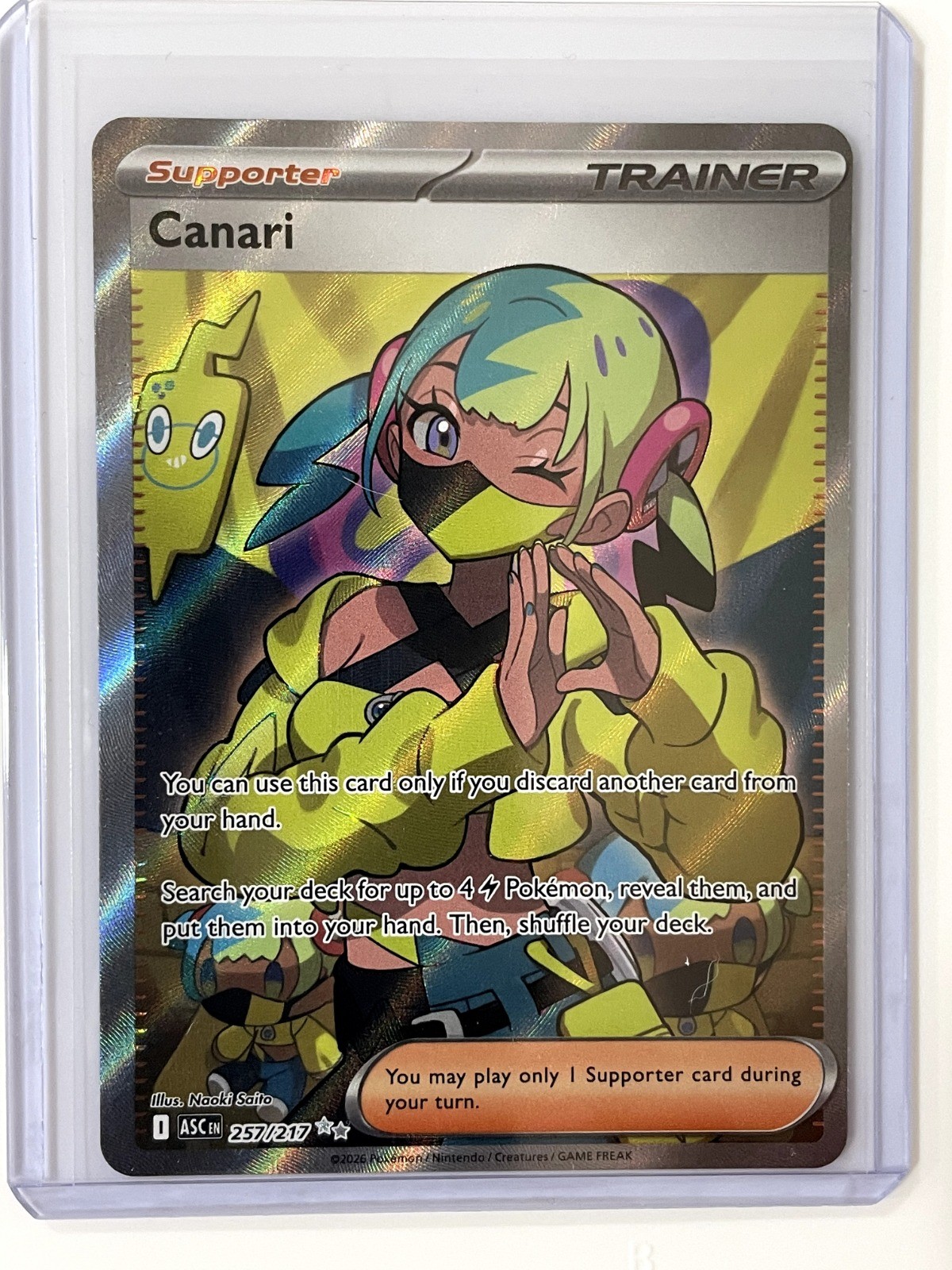 Canari Holo Ultra Rare ME: Ascended Heroes 257/217 NM