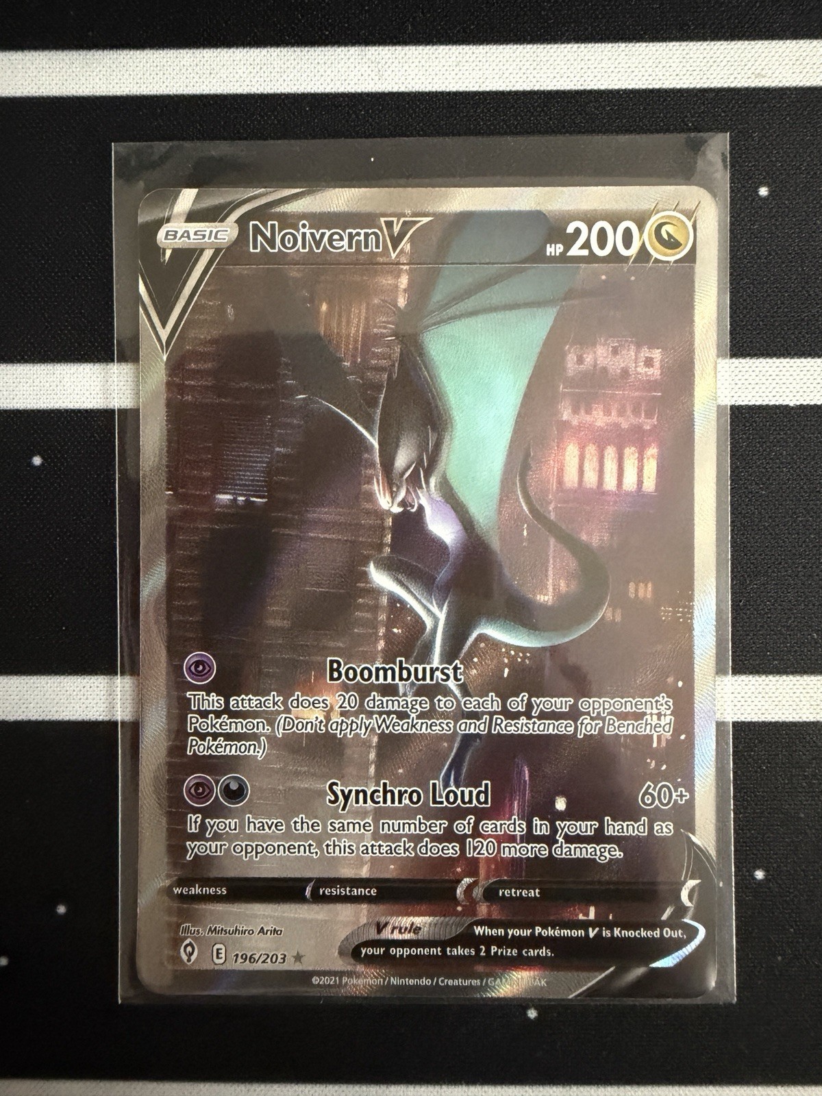 Noivern V Alternate Full Art Holo #196/203 – 2021 Pokemon Evolving Skies NM/MINT