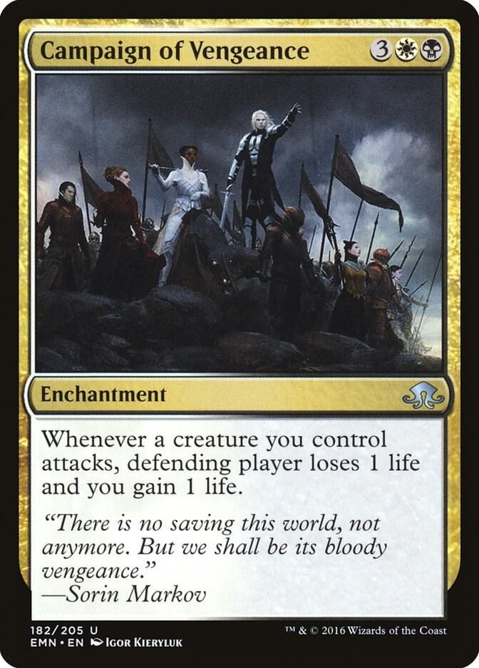 Campaign of Vengeance 182 UC Eldritch Moon Magic: The Gathering NM/M Kieryluk