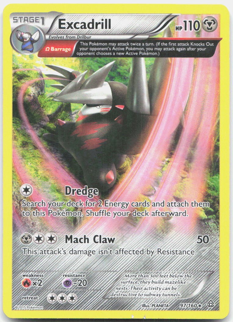 Excadrill (Omega) PRC 97/160 Reverse Holo LP