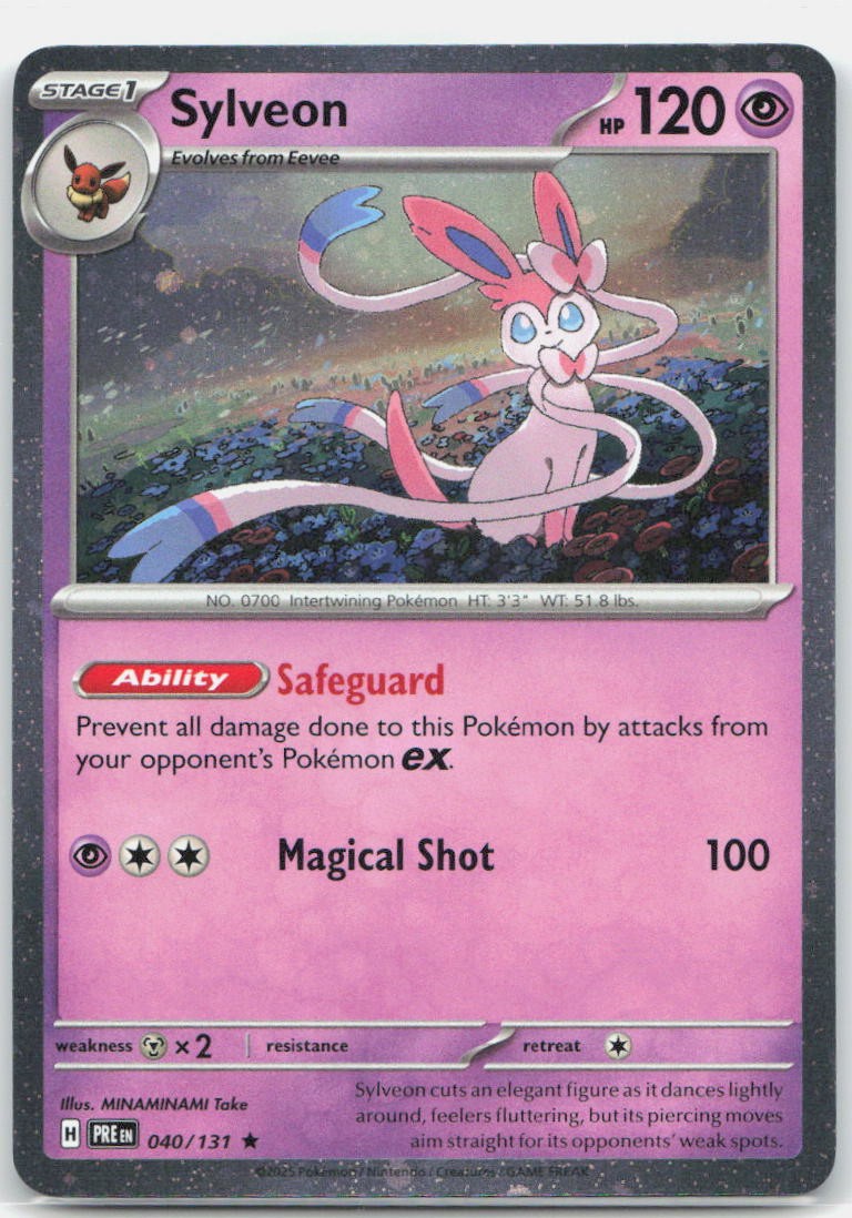 Sylveon Cosmos Holo Rare Miscellaneous Cards 040/131 NM MINAMINAMI Take
