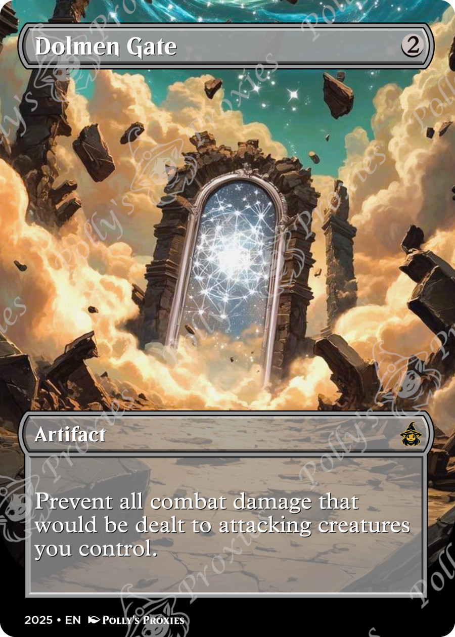 Dolmen Gate FOIL Proxy Playtest Card with Custom Fantasy Art
