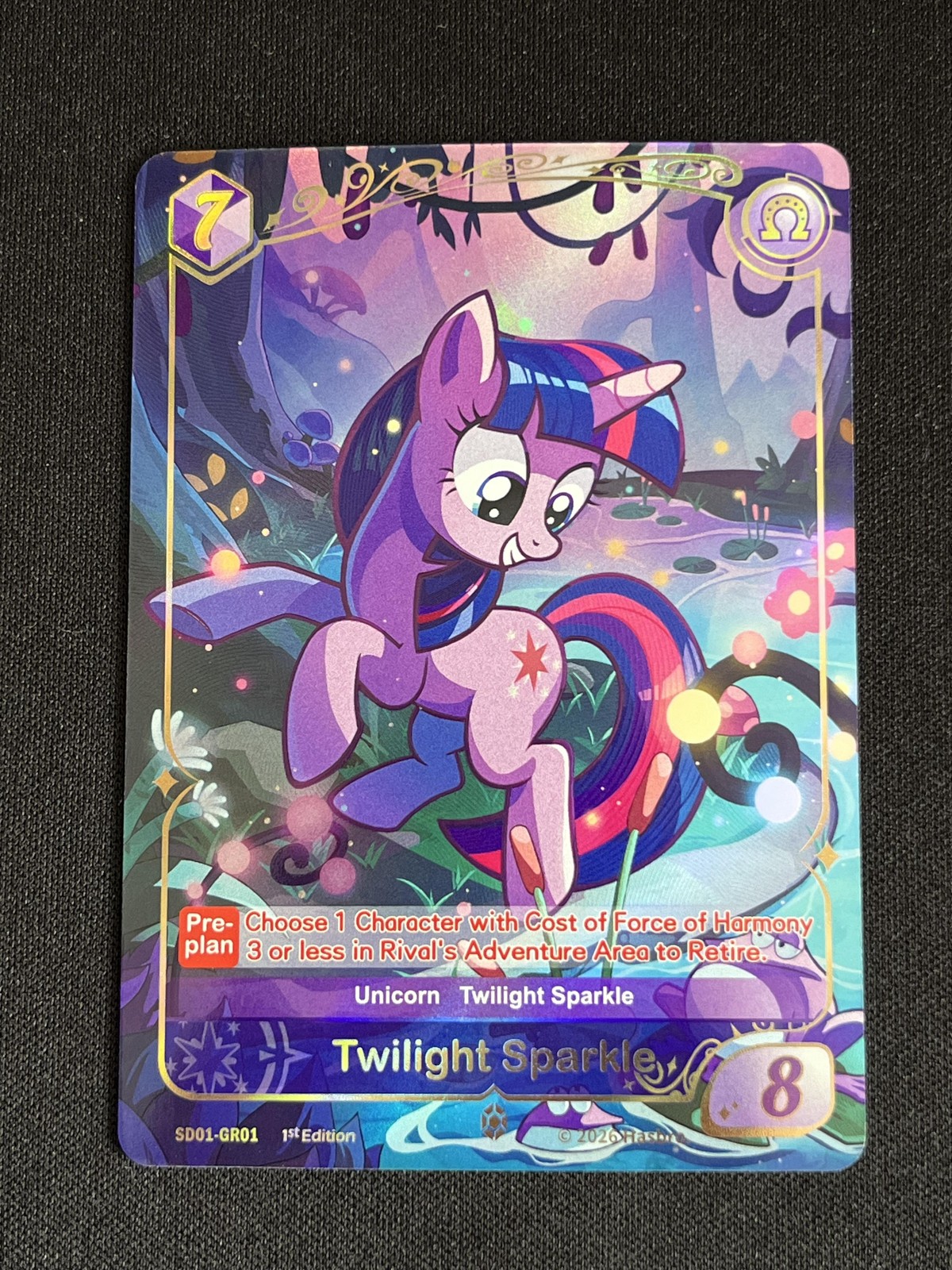 My Little Pony Twilight Sparkle Unicorn Full Art Holo SD01-GR01 Kayou