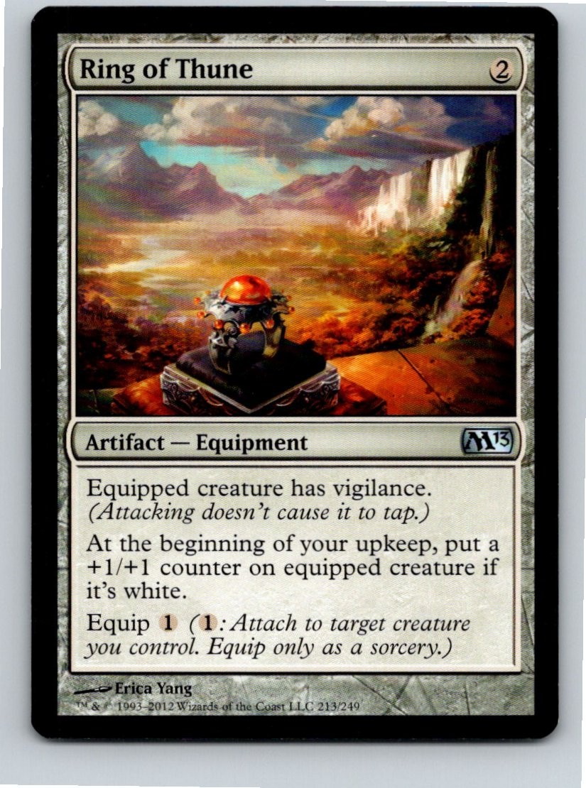Magic the Gathering Ring of Thune Core Set 2013 M13 MTG Free Shipping!