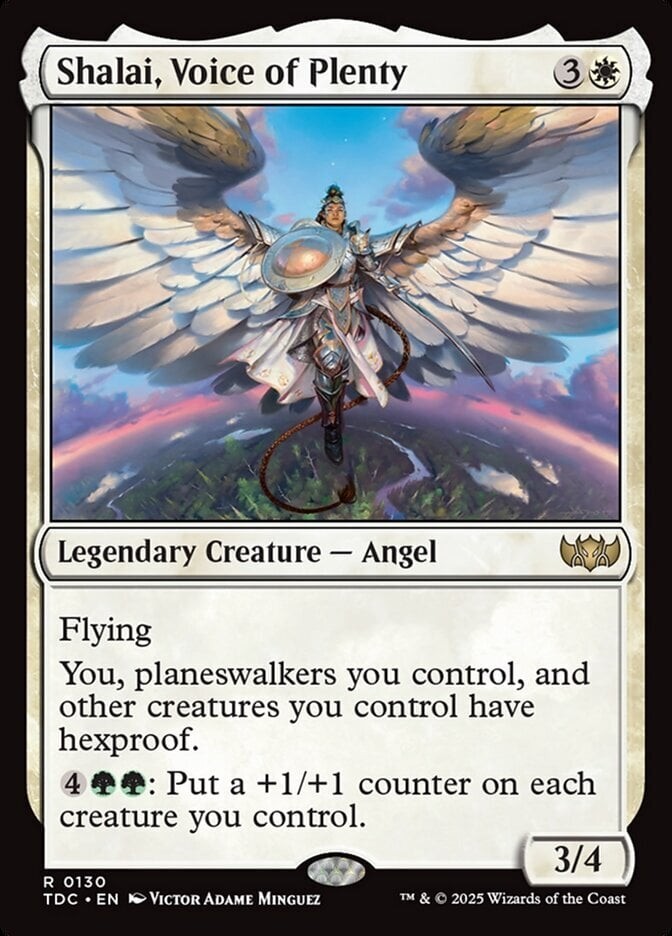 Shalai, Voice of Plenty NM – Tarkir: Dragonstorm Commander – MTG