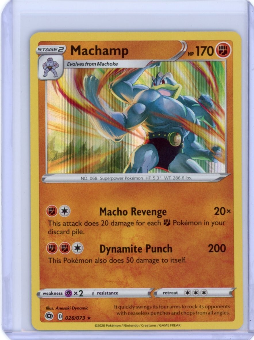 Machamp 26/73 Holo Rare – 2020 Champions Path – Pokemon TCG