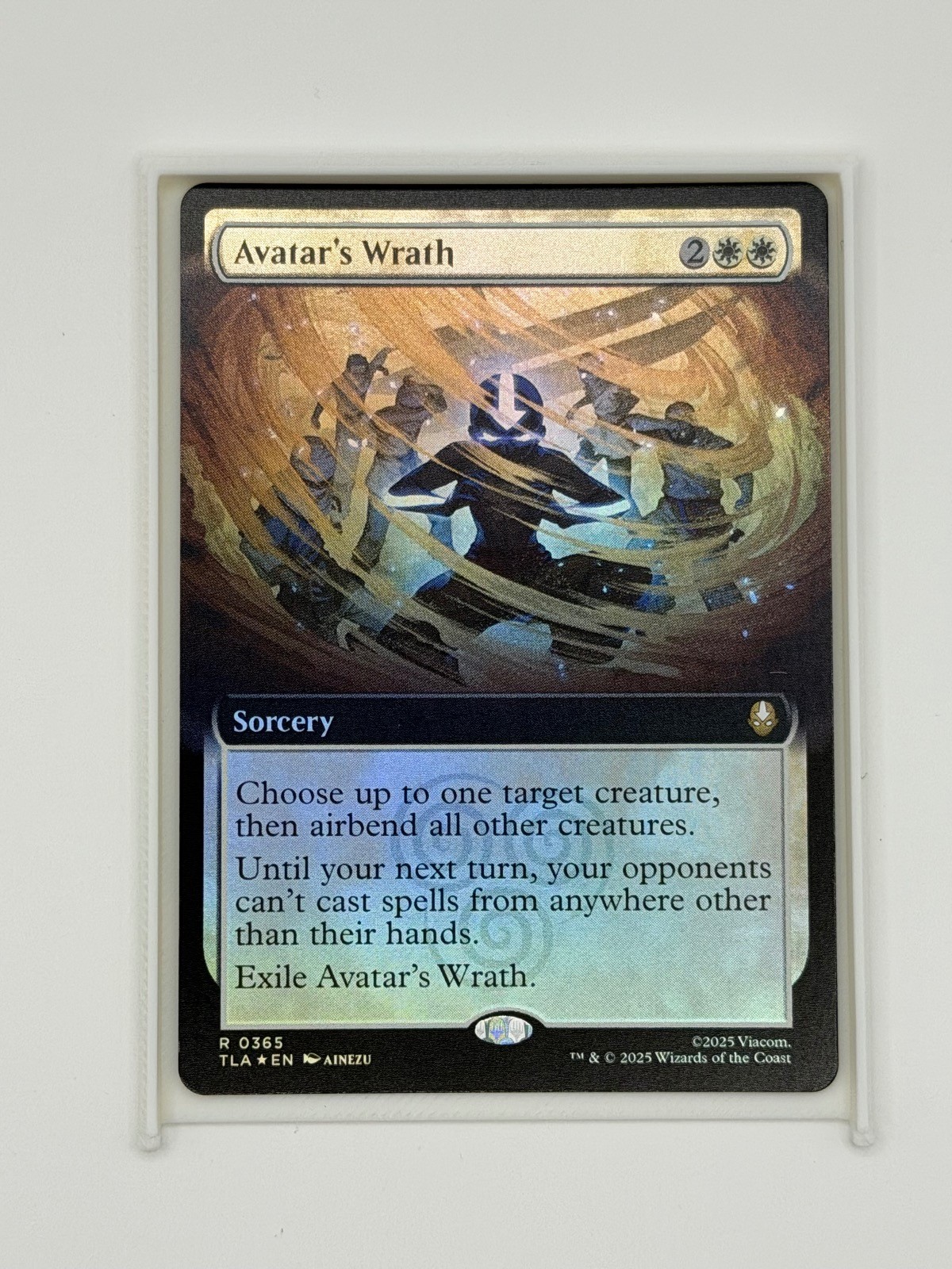 Avatar’s Wrath (Extended Art) (365) Avatar: The Last Airbender Foil NM
