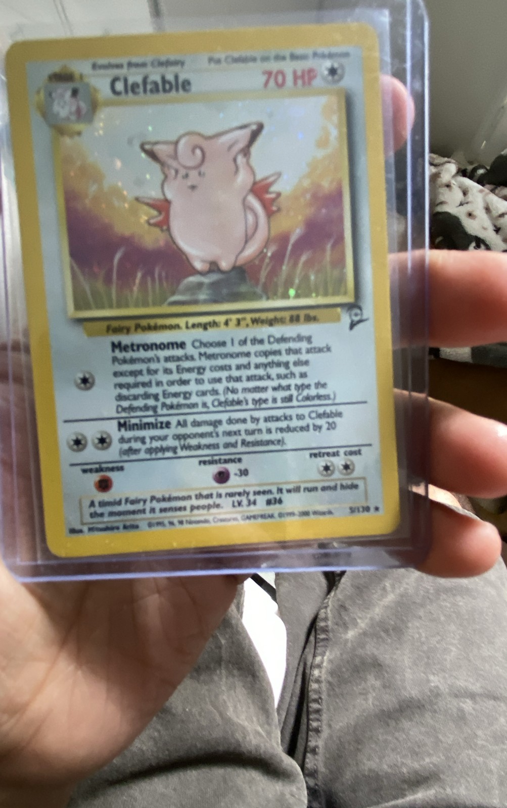 Clefable 01/64 Jungle Holo