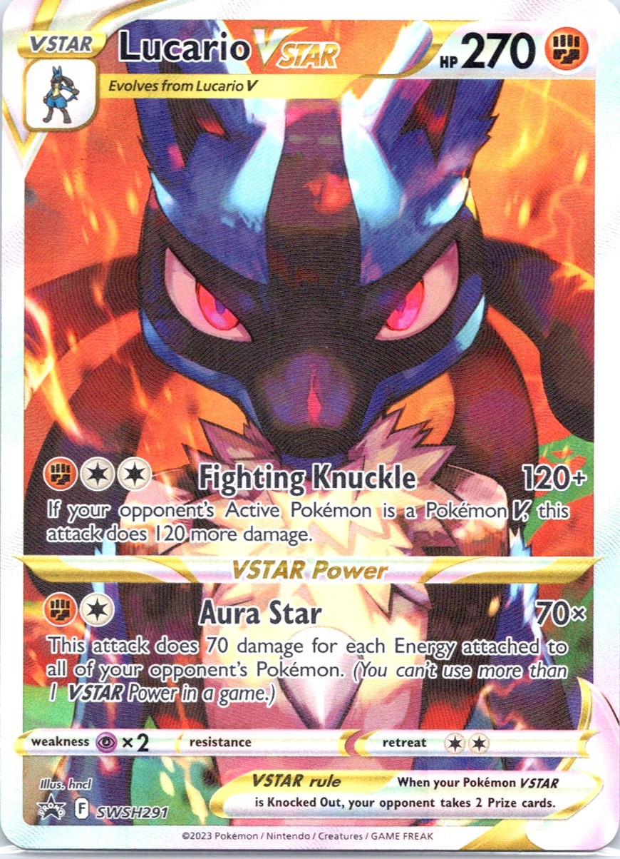 Lucario VSTAR Holo Promo SWSH: Sword & Shield Promo Cards SWSH291 NM