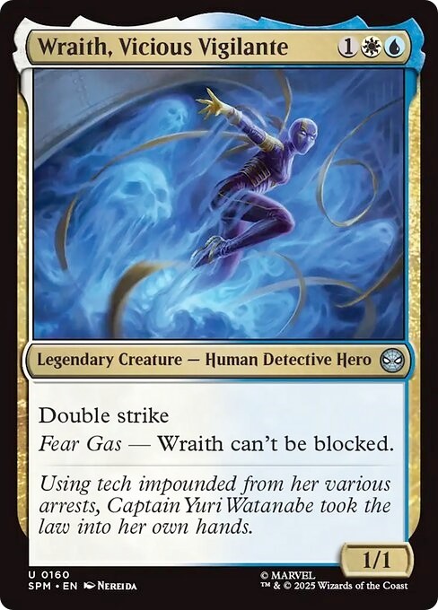 WRAITH, VICIOUS VIGILANTE x4 mtg NM-M Marvel’s Spider-Man 4 Unc
