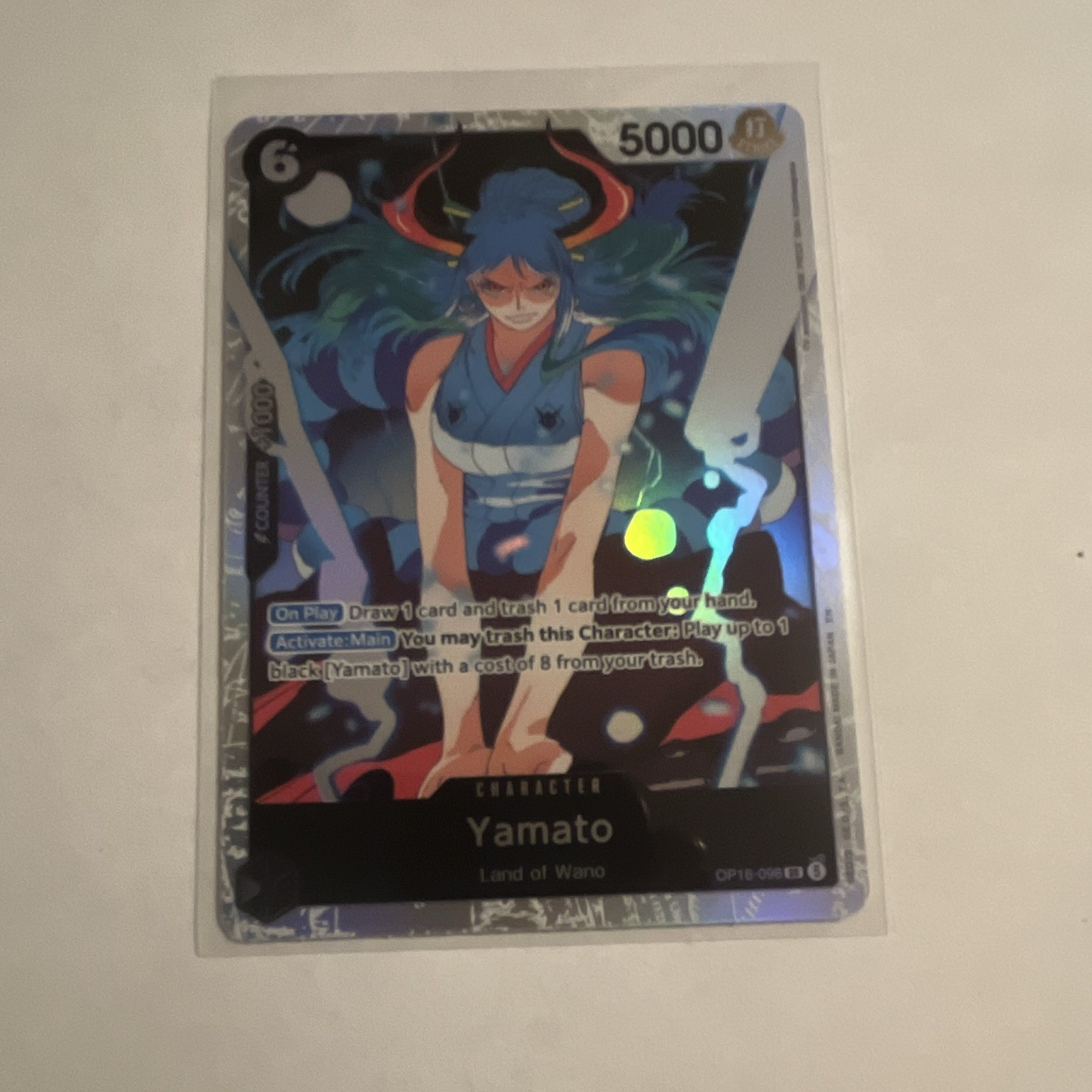 Bandai Yamato OP16-098 SR Foil Alternate Art English 5000 Power 6 Cost