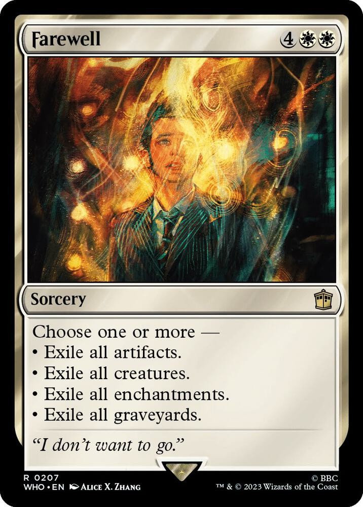 1x Farewell – Universes Beyond: Doctor Who – NM – MTG