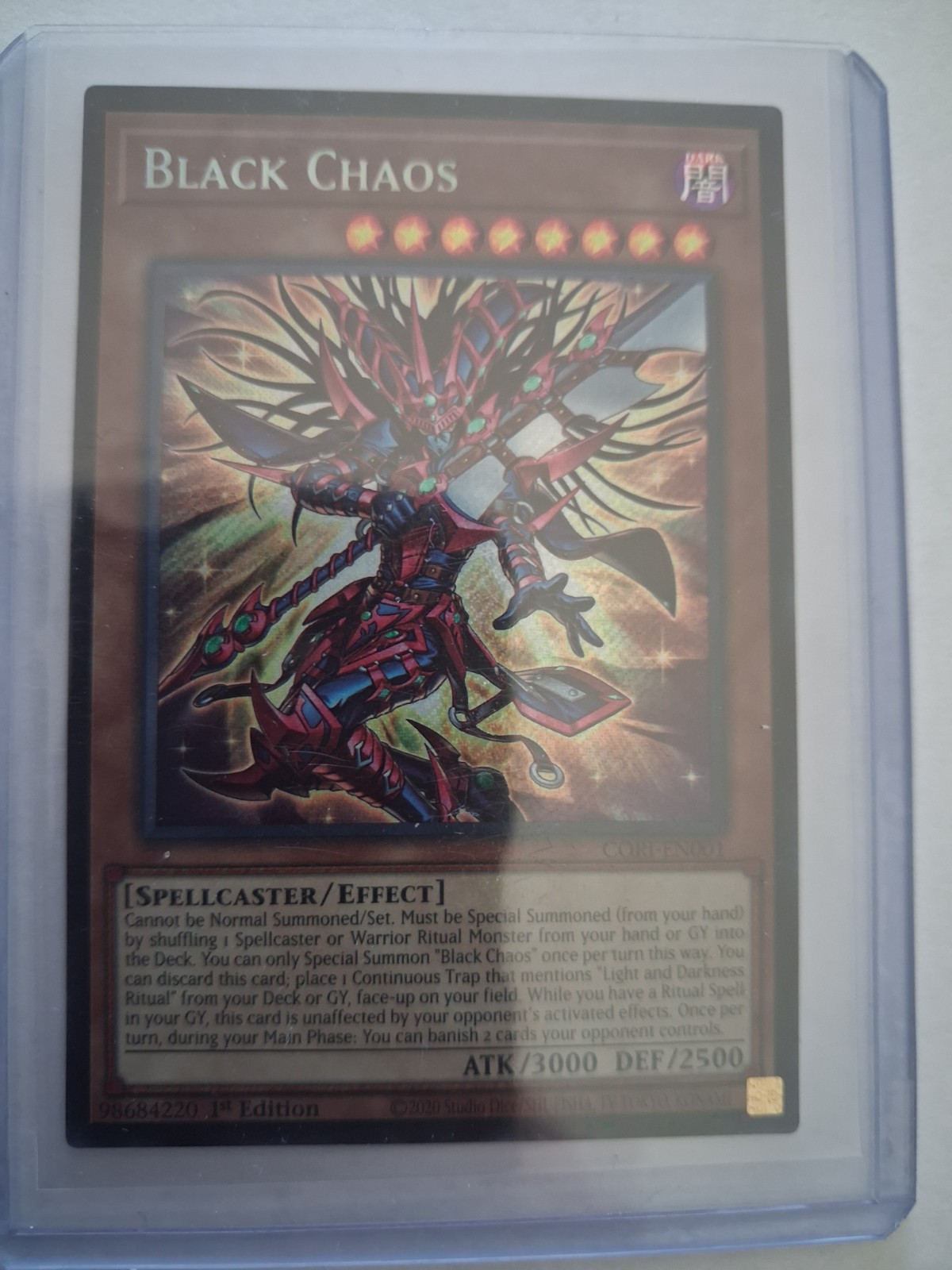 Konami Yu-Gi-Oh! Black Chaos Chaos Origin CORI-EN001 Secret Rare 1st Ed Foil