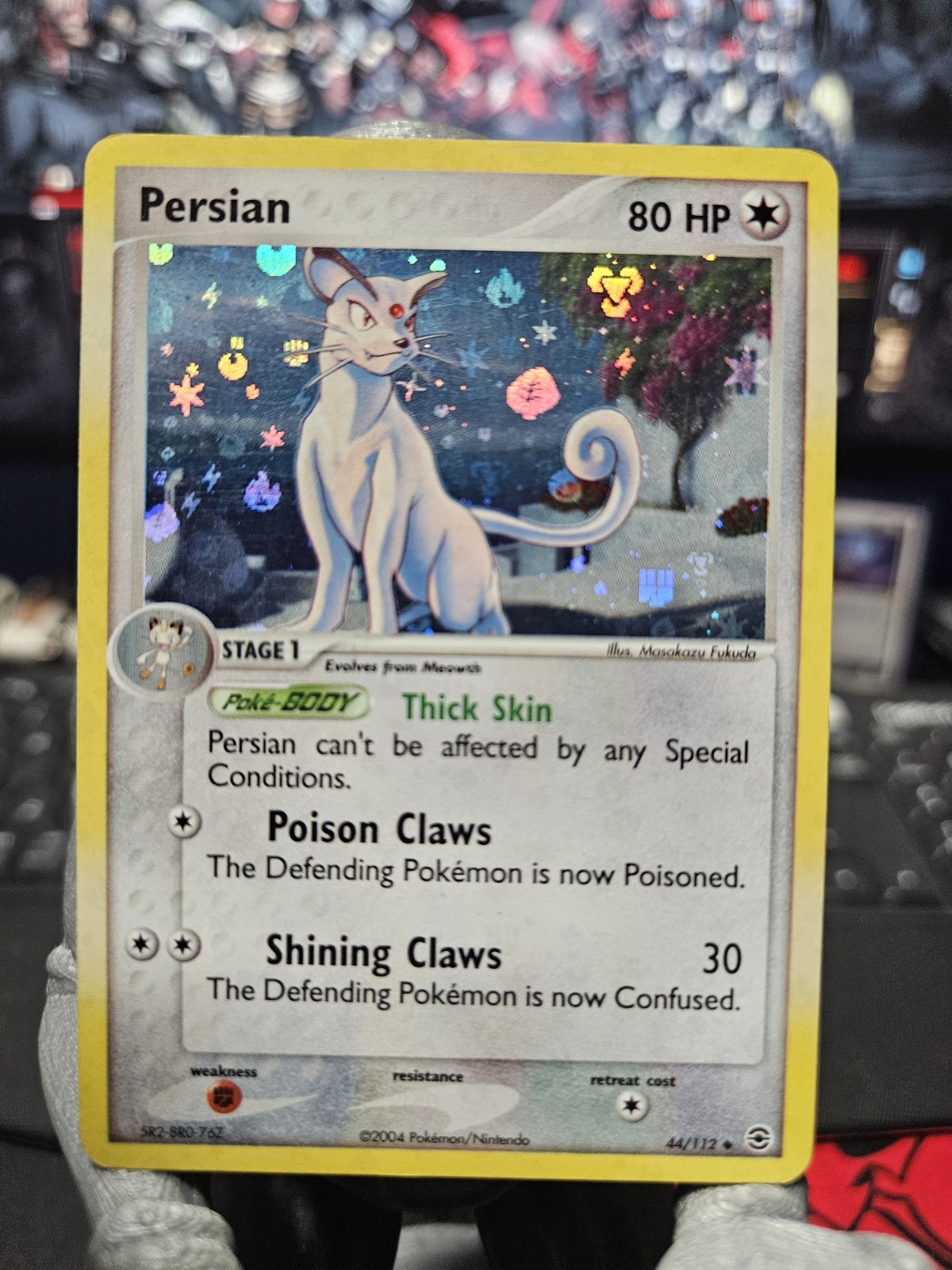 Persian FireRed LeafGreen Reverse Holo Card 44/112 LP