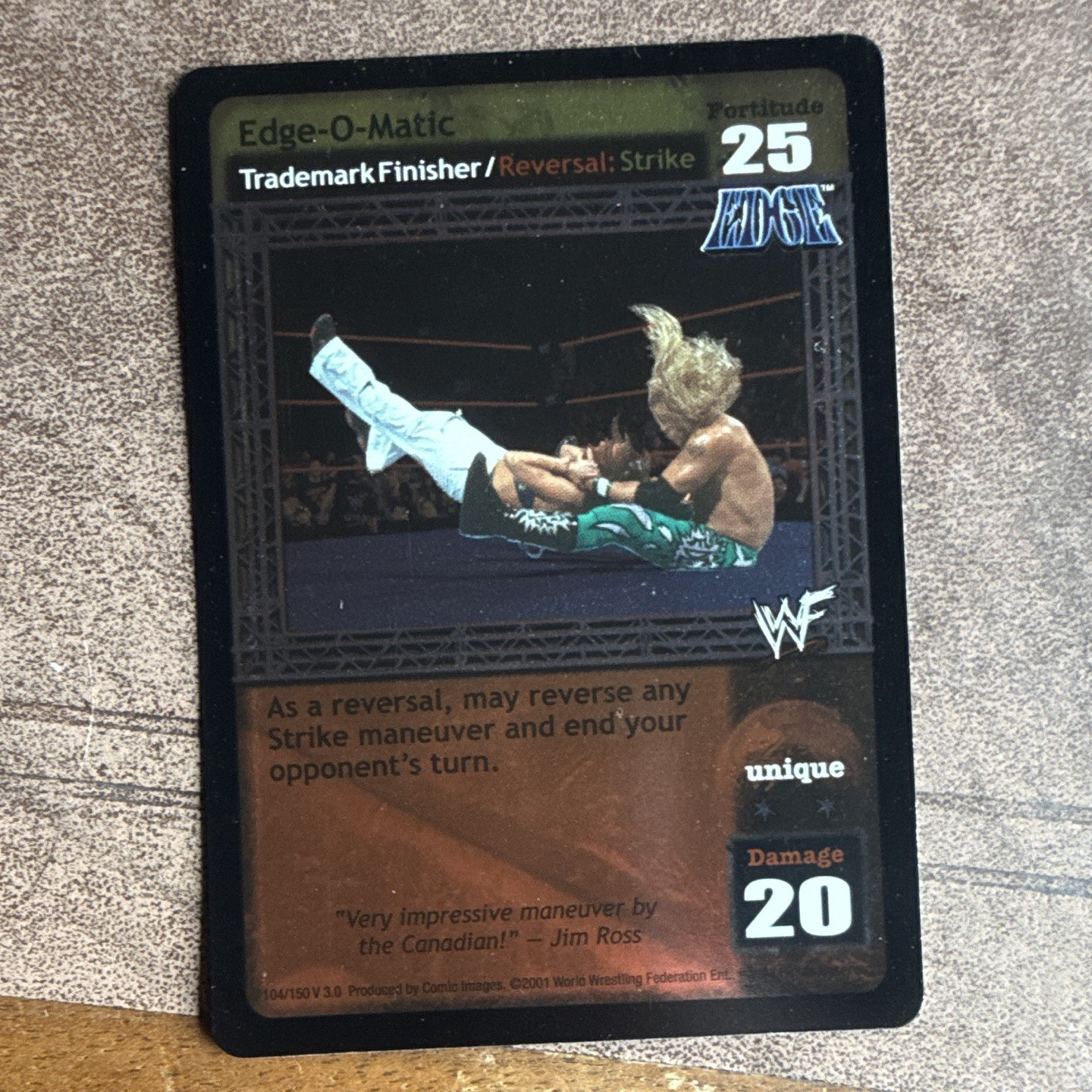 WWF Raw Deal CCG Edge-O-Matic Reversal: Strike Unique 2001 English