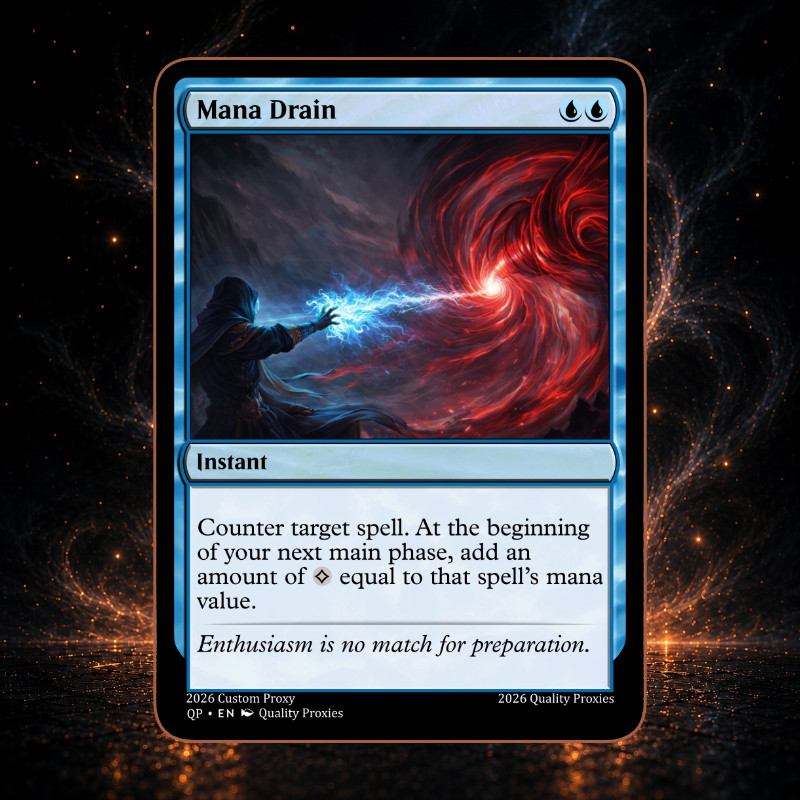 Mana Drain – Custom MTG card