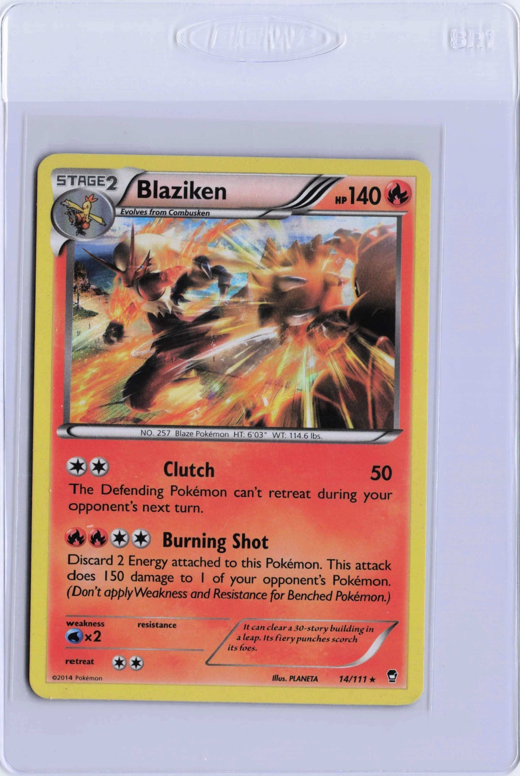 Blaziken Holo Rare XY – Furious Fists 14/111 #1