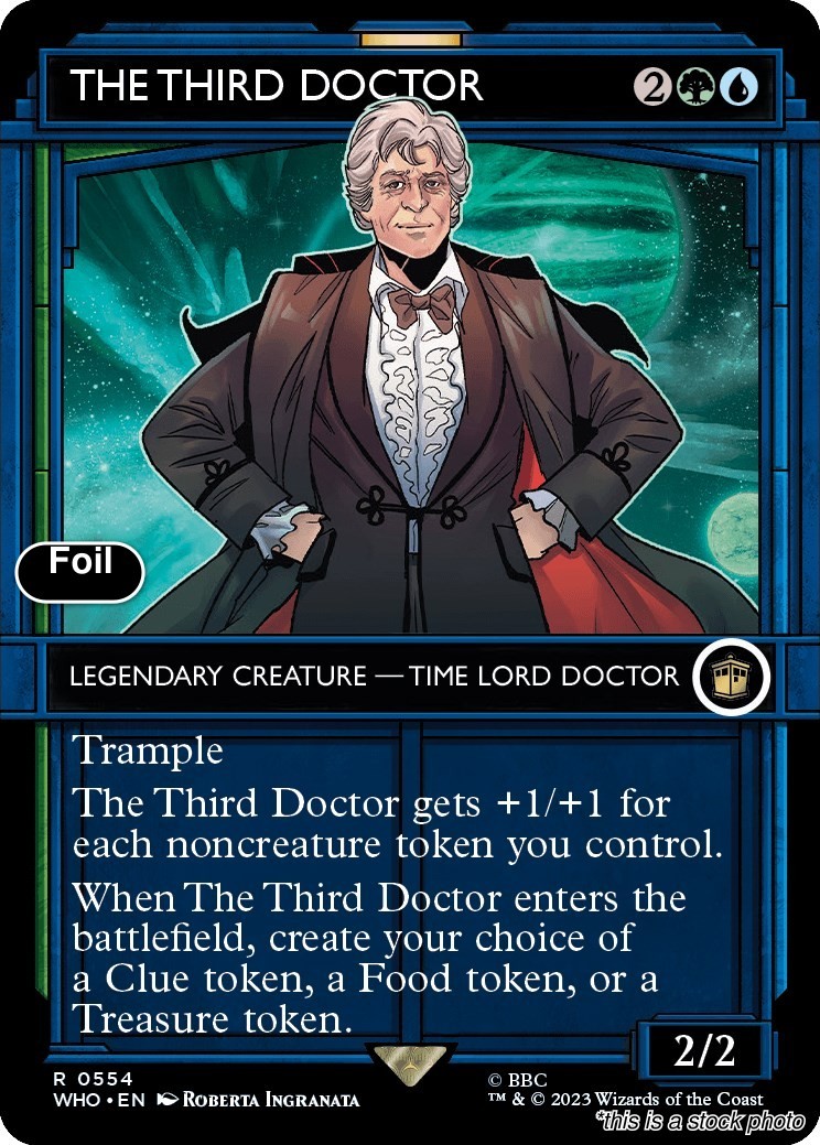 The Third Doctor (Showcase) [WHO – 554] NM Foil