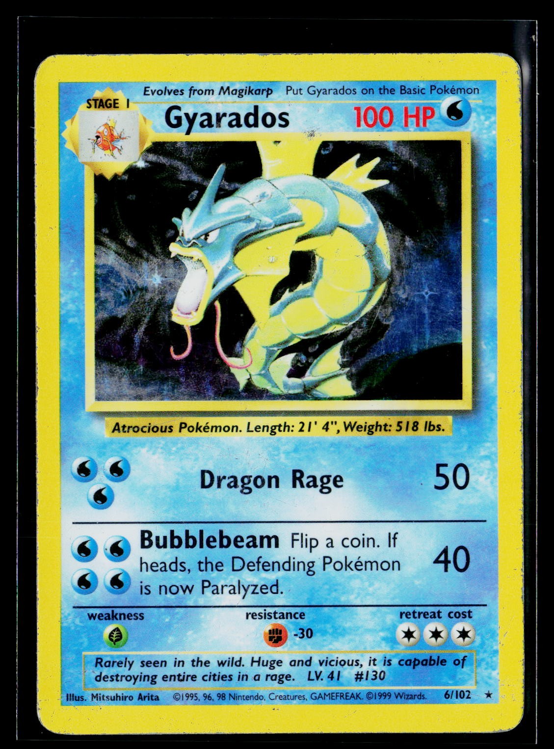 Base Set #006/102 Gyarados