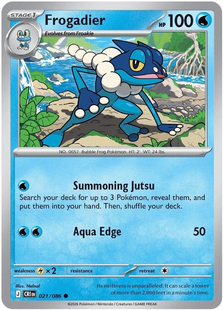 Frogadier ME04: Chaos Rising 021/086 (C) NM