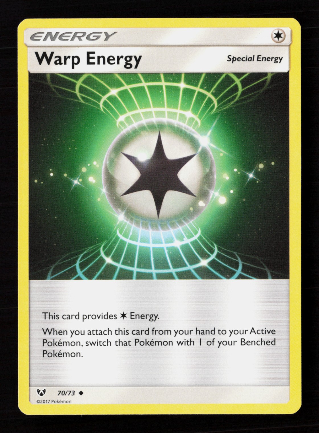 Warp Energy 70/73 Normal Pokemon TCG Shining Legends LP