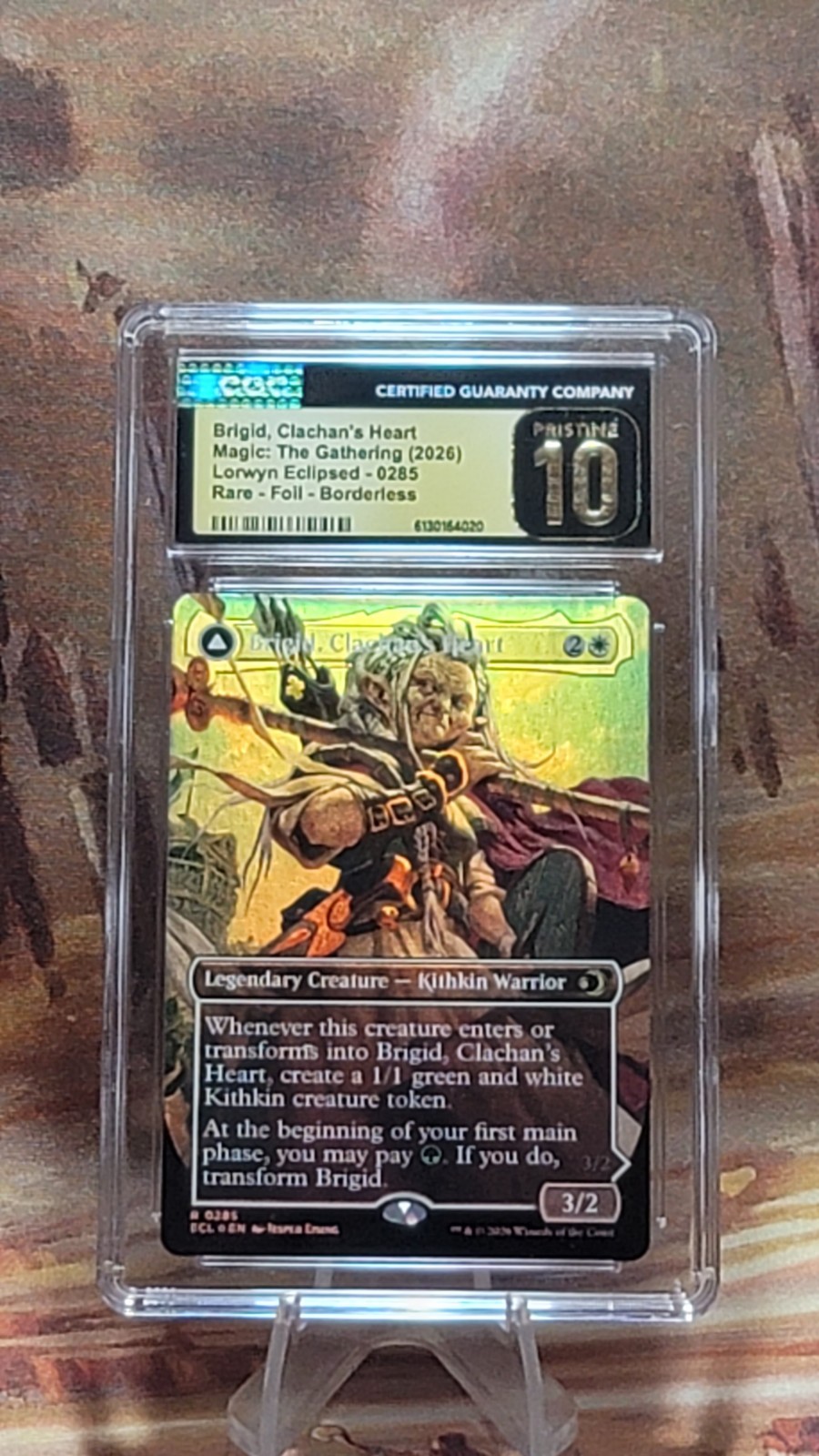 MTG Brigid, Clachan’s Heart/Brigid, Doun’s Mind Foil ECL CGC Pristine10 Pop 1 🔥