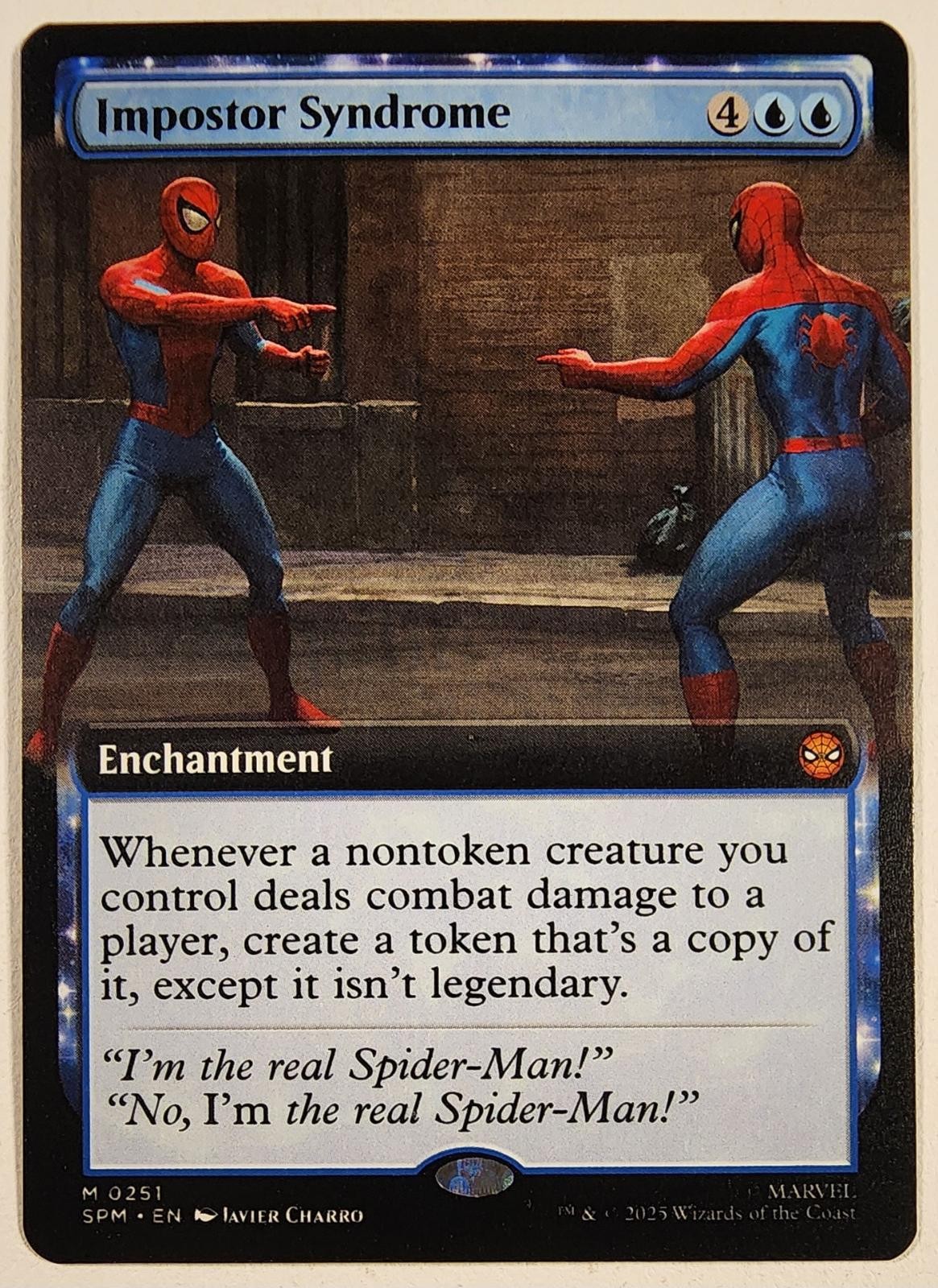 Impostor Syndrome (Extended Art) 251 Marvel’s Spider-Man Magic: The Gathering NM