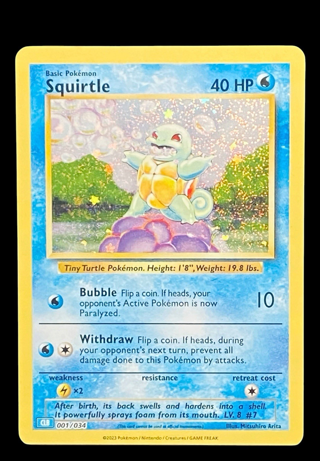 Pokemon Squirtle #001/034 CLB: Trading Card Game Classic (Read Description) 🔥