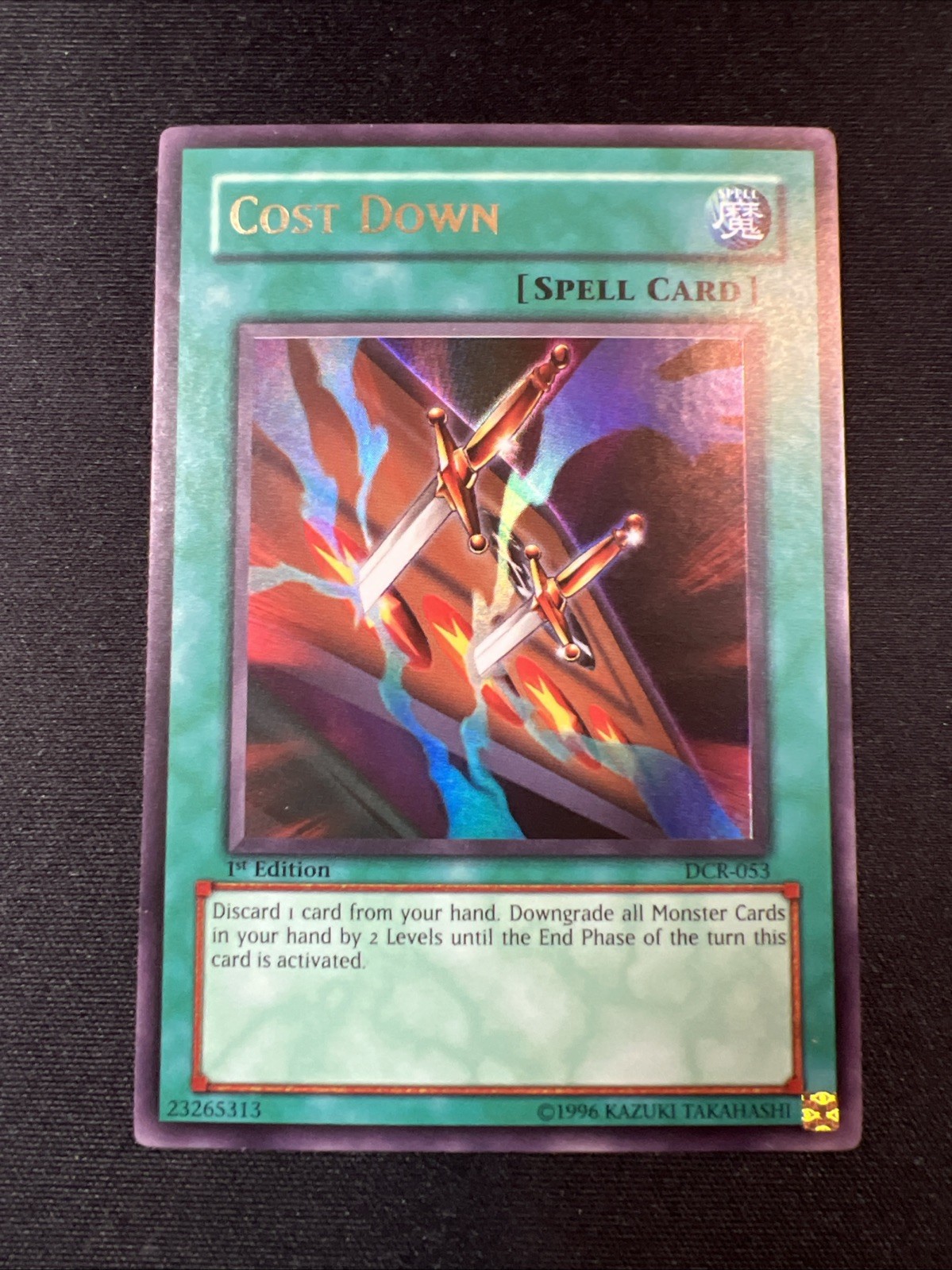 Yu-Gi-Oh! Cost Down (VLP) 1st Edition DCR-053 Dark Crisis Original Ultra Rare