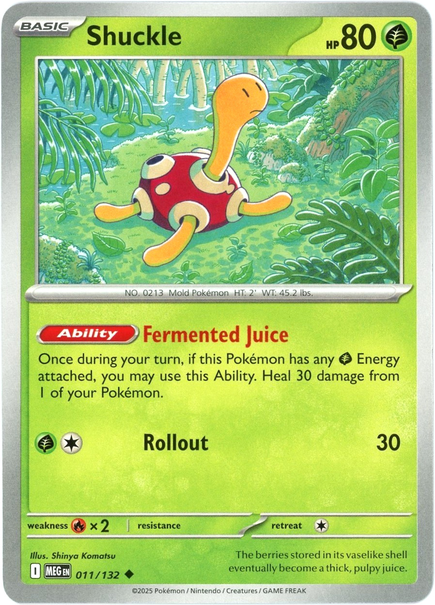 Pokemon – Shuckle 011/132 – Mega Evolution – NM/M