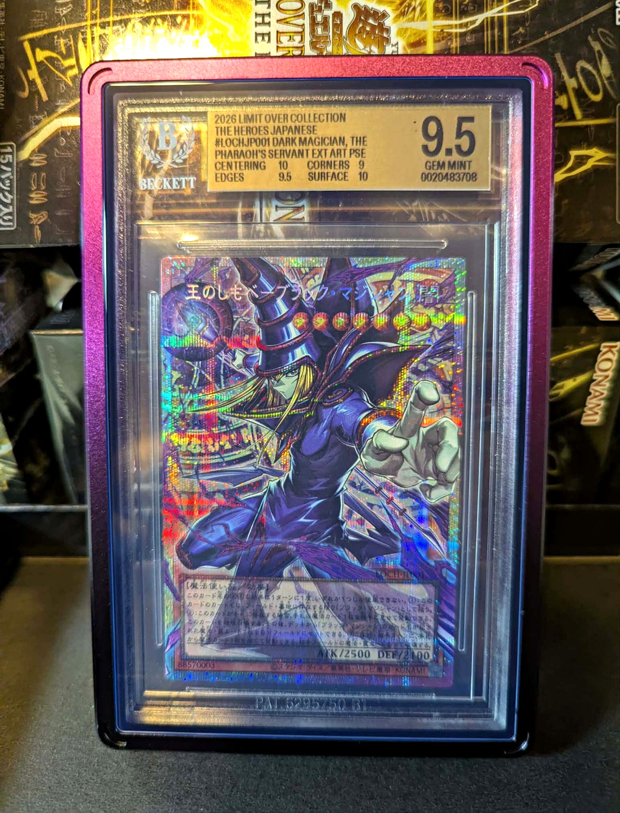 BGS 9.5 Dark Magician Pharaoh’s Servant P4-02 JP 2026 Secret Rare Holo
