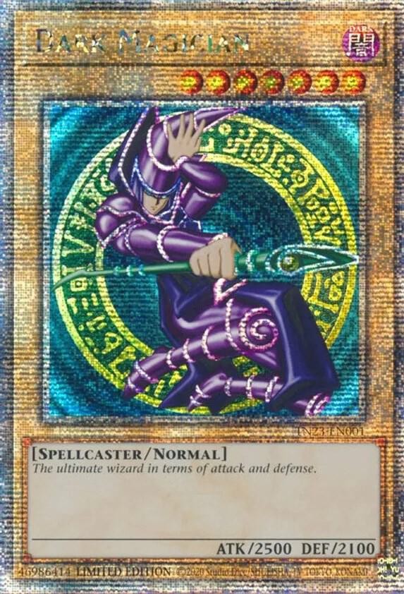 YUGIOH: 1x Dark Magician (Quarter Century Secret Rare) TN23-EN001 NM