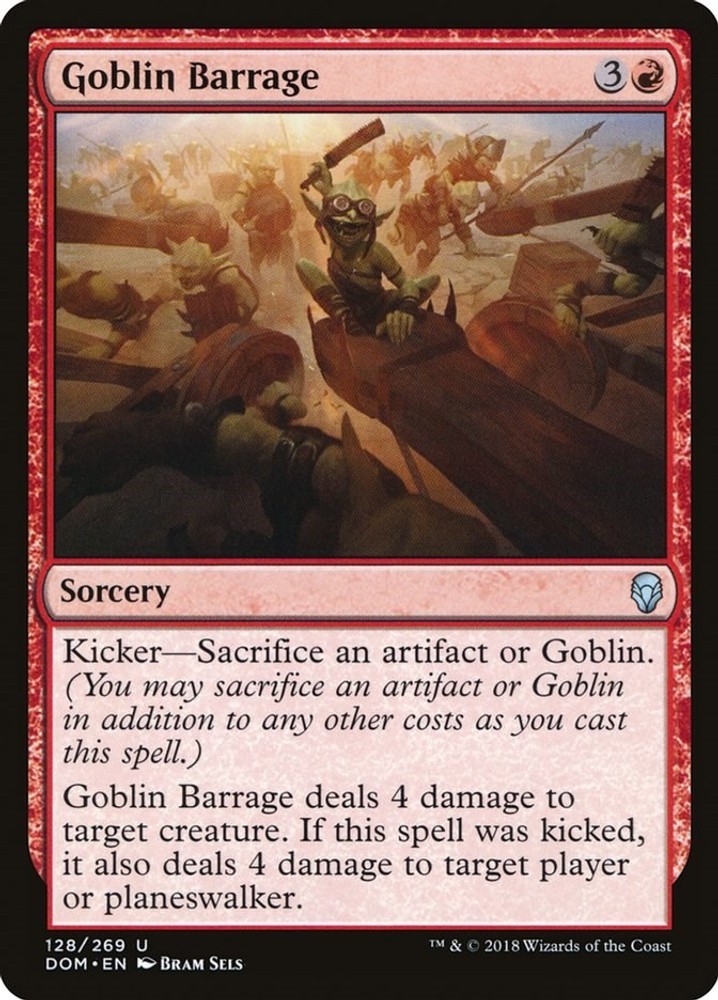 NM – Goblin Barrage [DOM – 128] Dominaria