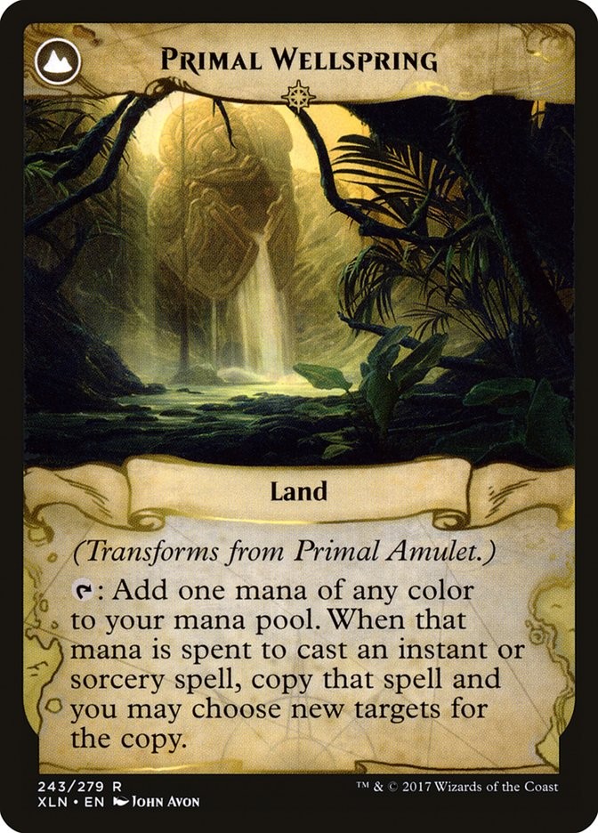 Primal Amulet #243 (LP) Ixalan XLN Magic MTG