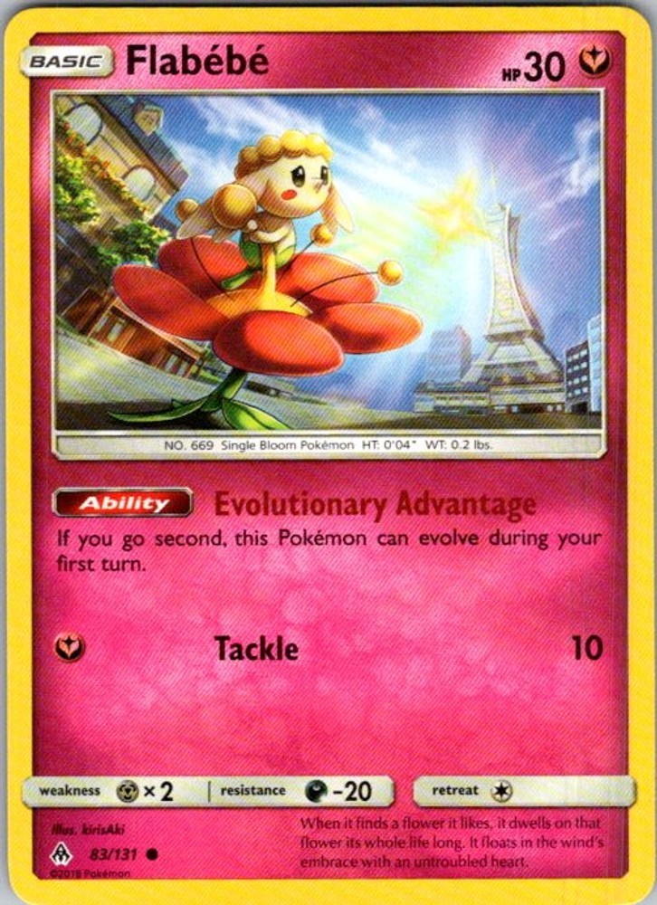 Pokemon SM – Forbidden Light Flabebe (83) 83/131 NM