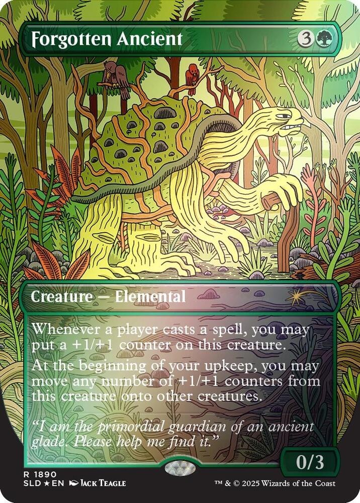 Forgotten Ancient R Foil #1890 | SLD Secret Lair x Animar & Friends | MTG