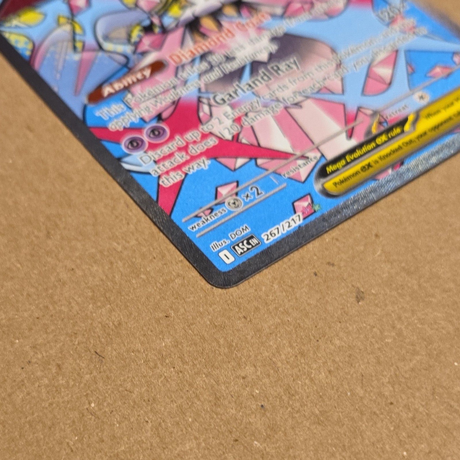Mega Diancie (MAR) 267/217 EX Mega Attack Pokemon Ascended Heroes M/NM Gradeable