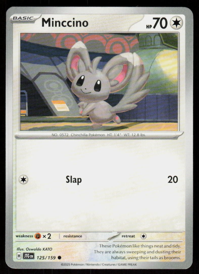 Minccino 125/159 Common Journey Together Pokemon Near Mint