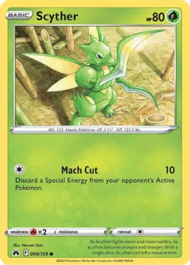 Scyther – 006/159 – Common – Near Mint