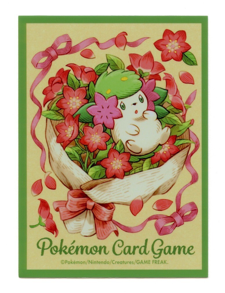 Shaymin Flower Bed Individual Card Sleeve Pokemon Center Japan Original