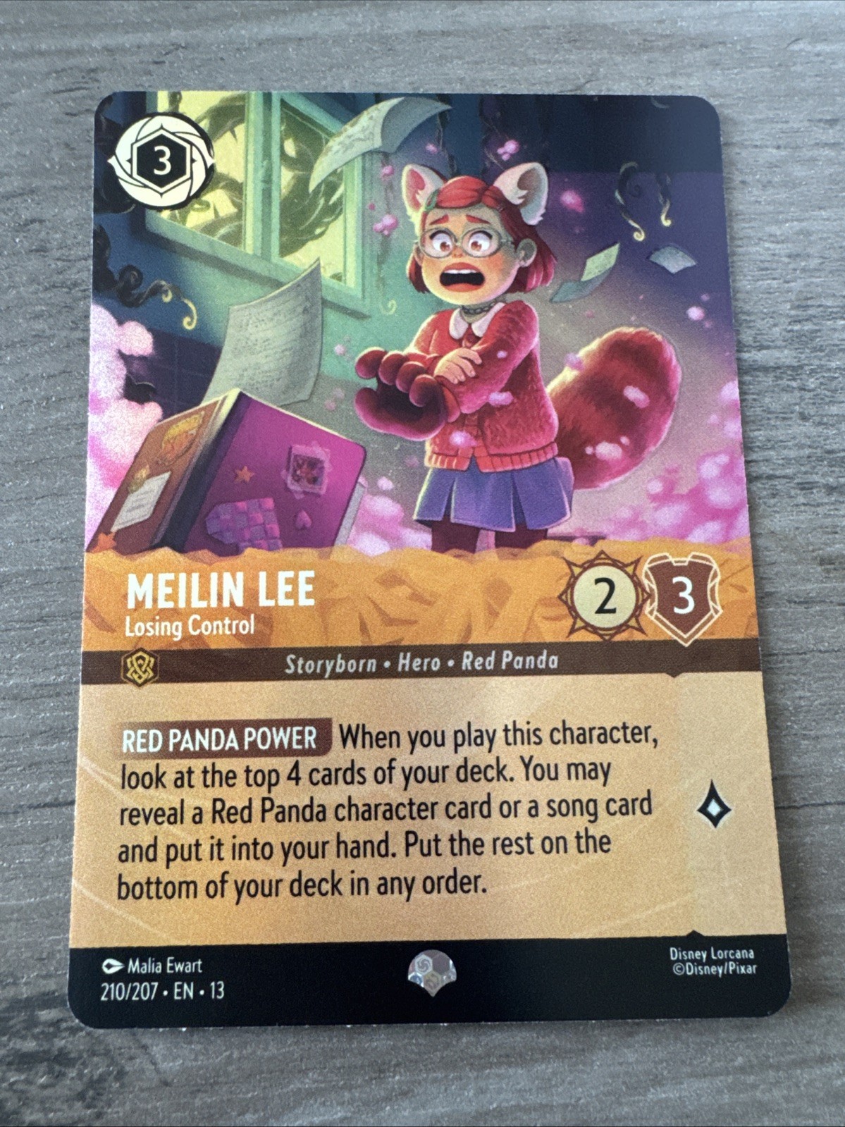 Meilin Lee – Losing Control (Epic) 210/204 Attack of the Vine! Holo