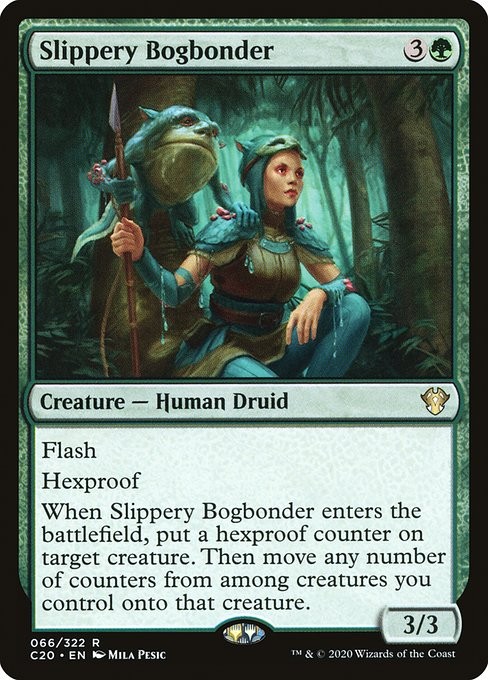 Slippery Bogbonder NonFoil Commander 2020 66 NM MTG