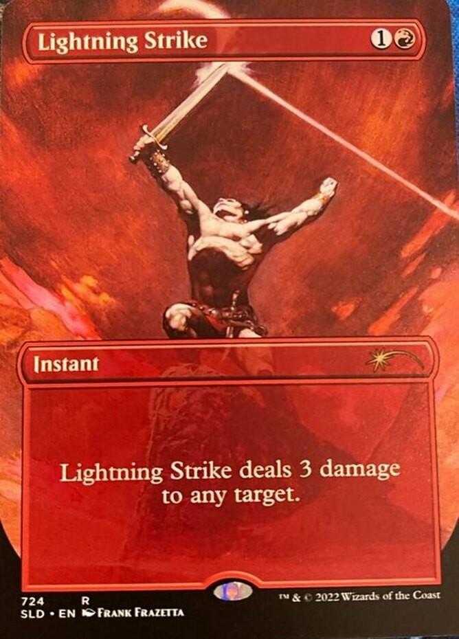 MTG Lightning Strike (724), Secret Lair Drop Series, Near Mint, English