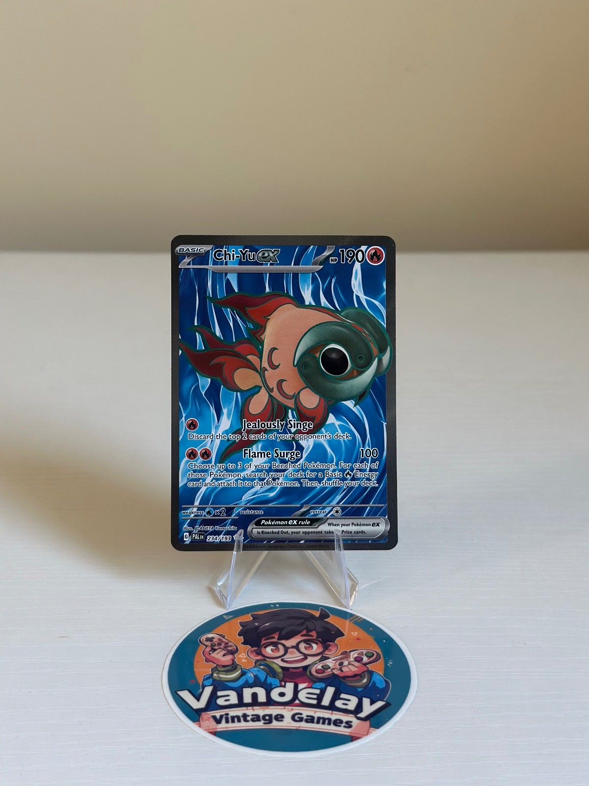 Chi-Yu ex 234/193 Ultra Rare Paldea Evolved Pokemon Near Mint