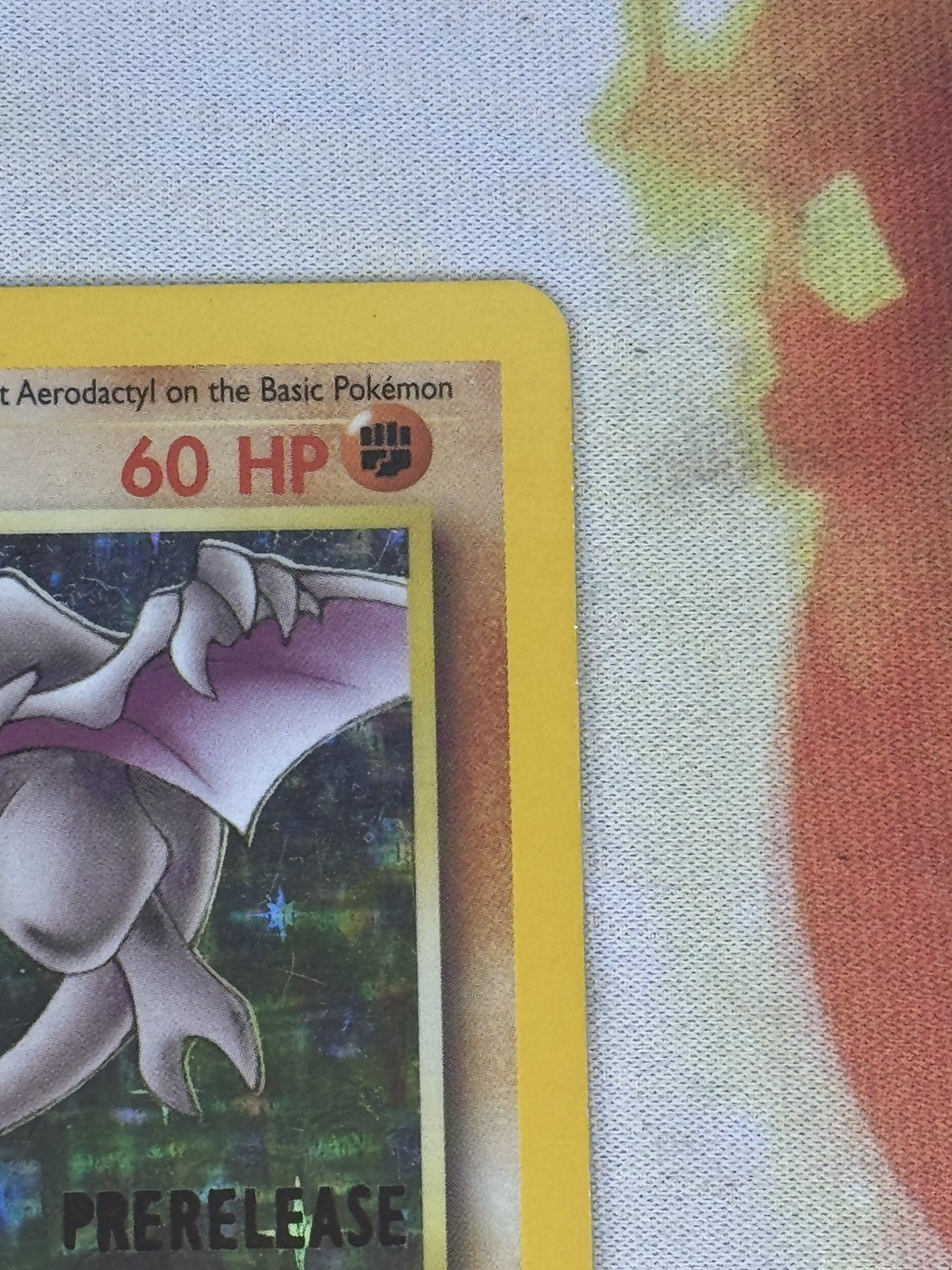 Pokémon Prerelease Aerodactyl #1/62 Holo Rare – 1st Edition Fossil – MP