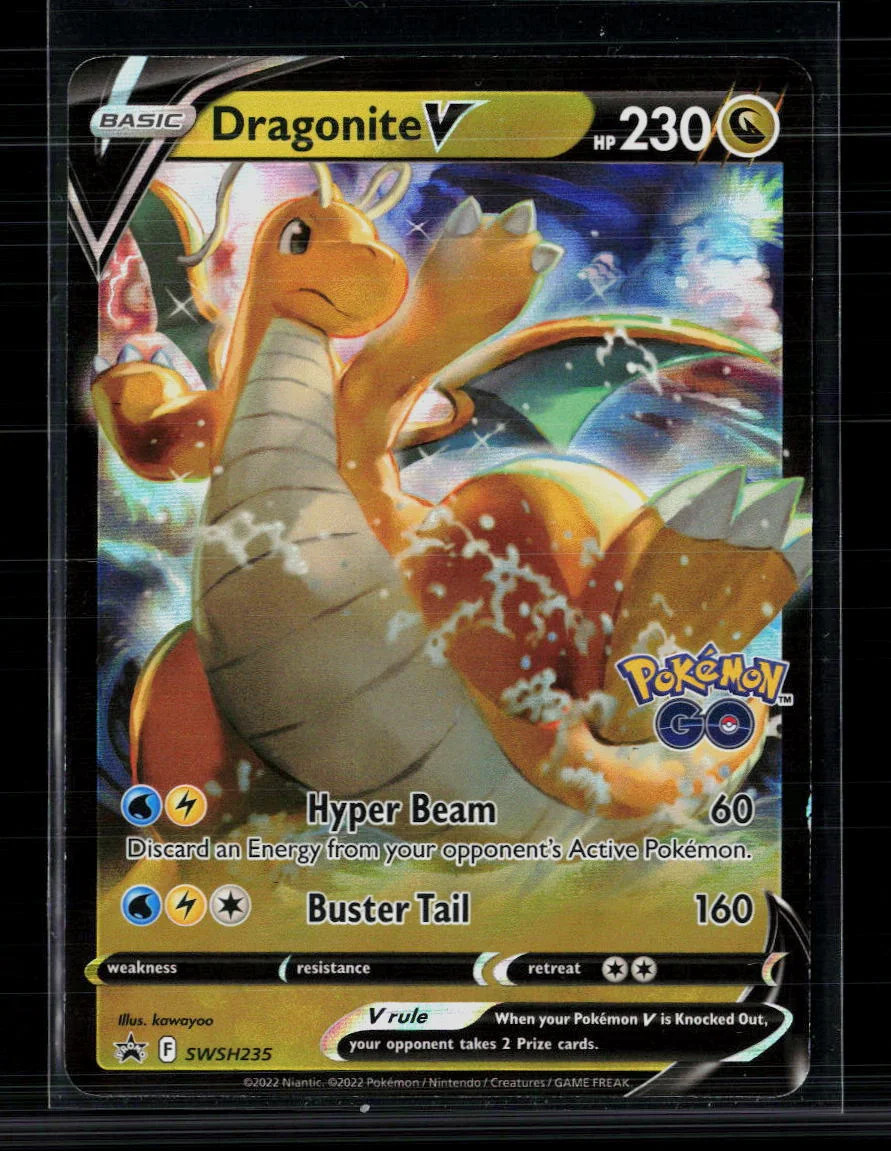 Pokemon 2022 GO Dragonite V FA #SWSH235