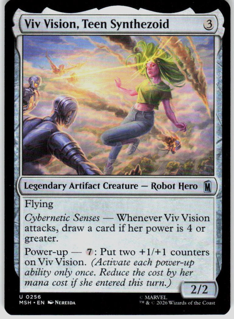 Viv Vision Teen Synthezoid 256 Marvel Super Heroes Magic the Gathering