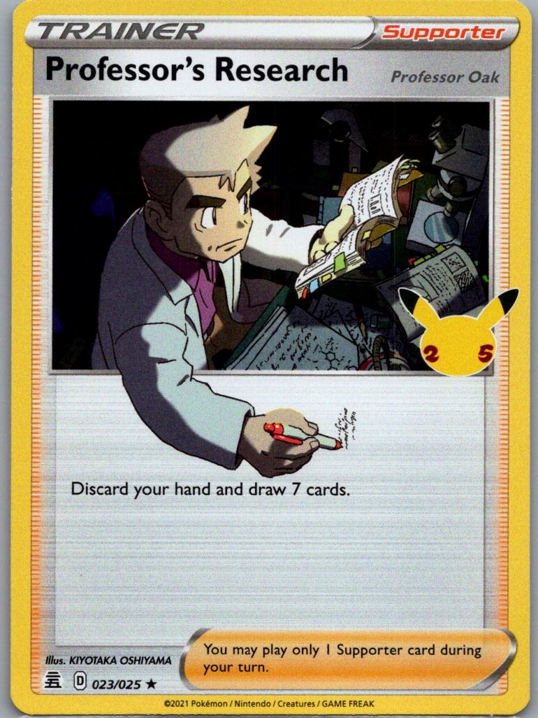 Celebrations #023/025 Professor’s Research [Professor Oak]