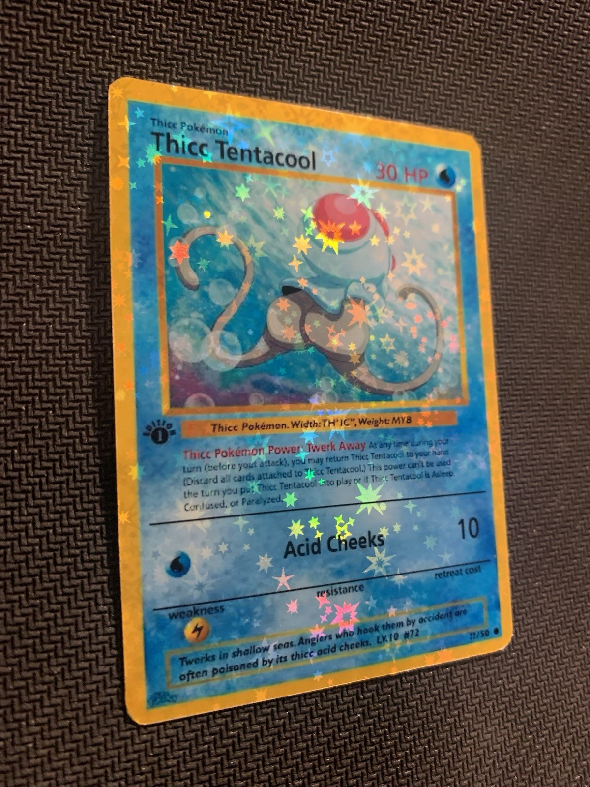 Thicc Tentacle (Alternative Custom Art) Holografic Card